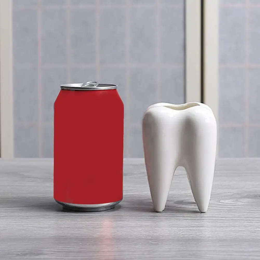 Новый креативный керамический цветочный горшок в форме зуба для суккулентов