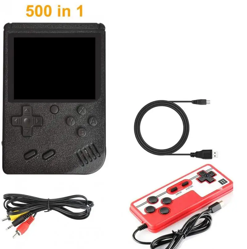 3-дюймовая портативная игровая консоль FC в стиле ретро Мини Игровой набор 500