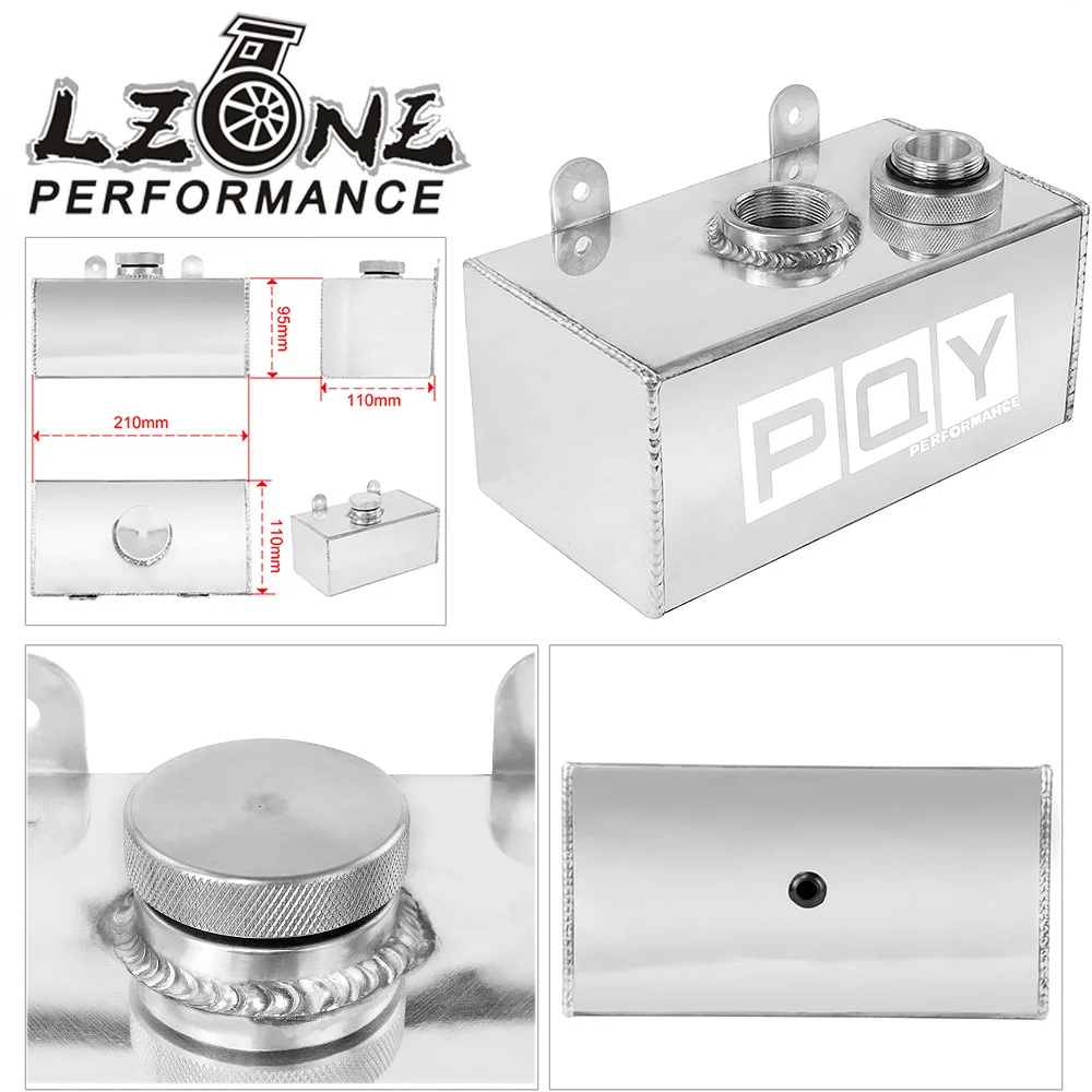 LZONE - 2L алюминиевый Универсальный полированный лобовое стекло шайба бутылка