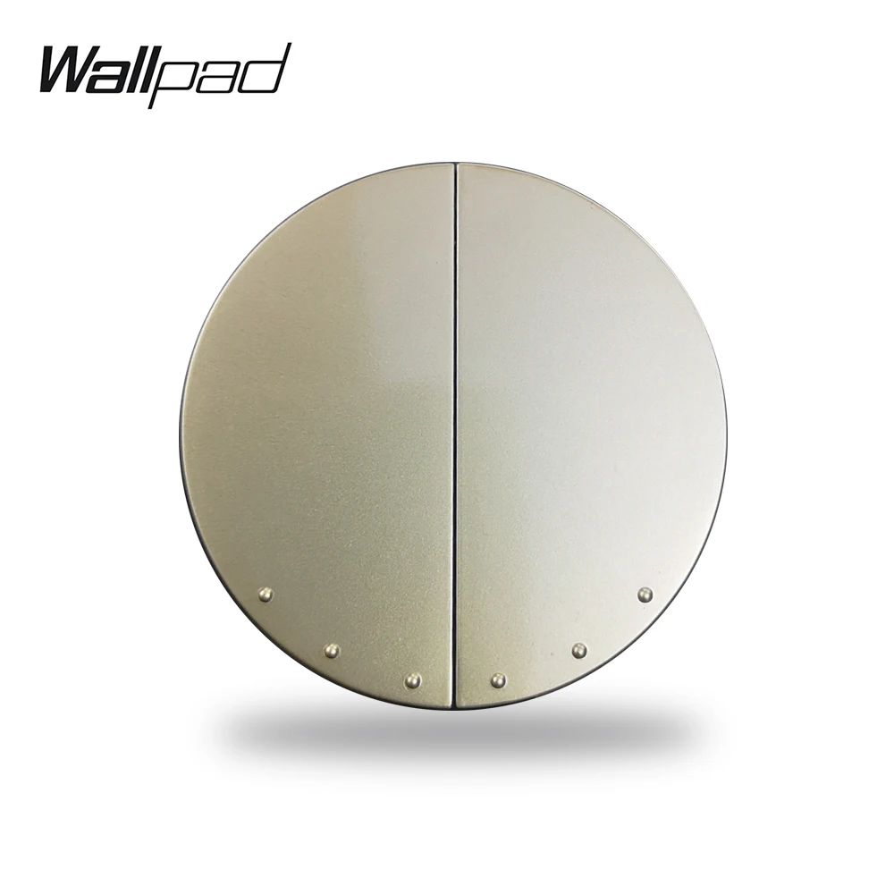 Wallpad L6 2 банды кноКнопка ный Мгновенный переключатель ролик модульный 5 цветов DIY