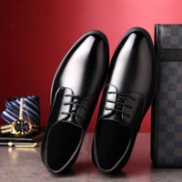 new fashion business dress men shoes classic leather mens suits shoes fashion lace up dress shoes men oxfords