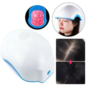 hair regrowth laser helmet anti hair loss treament hair growth cap hair loss therapy device hair laser therapy massage machine free global shipping