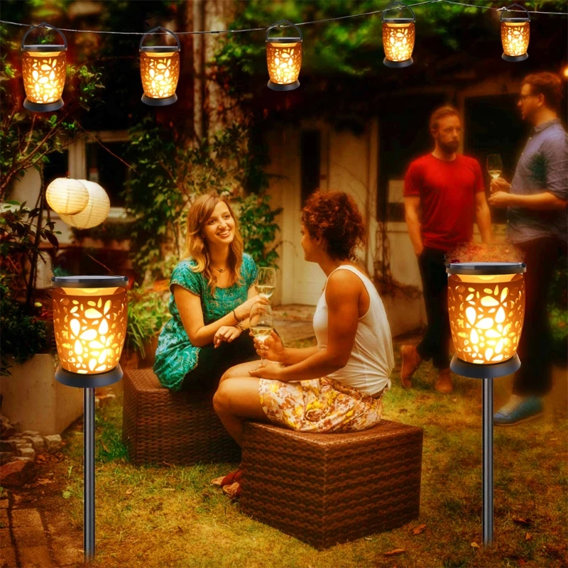 

96 Lamp Beads Solar Light Upgraded Waterproof Lamp Spotlights Landscape Decoration Light Security Torches Lamps for Yard