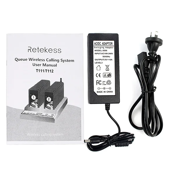 Retekess T112 999 канал Беспроводная система подкачки очереди ресторан пейджер 1 передатчик+ 20 Coaster пейджер ресторанное оборудование