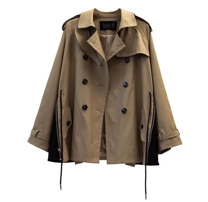 Тренч женский классический модный простой короткий британского бренда ветровка