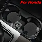 1 шт. Автомобильный держатель для чашки, подставка, нескользящая подкладка, коврик, интерьерные аксессуары для Honda Civic XR-V City Accord Odyssey Spirior CRV Jazz