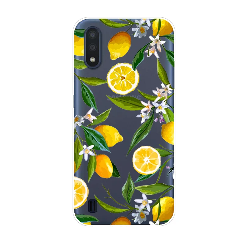 

For Samsung A01 A10S Case TPU Silicone Soft Cartoon Clear Case for Samsung Galaxy M30S A10 A01 A20S 10 S Phone Cover Transparent