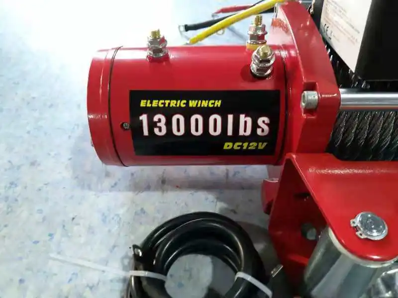 Лебедка 12V 13000 фунтов, электрическая лебедка трос лебедки