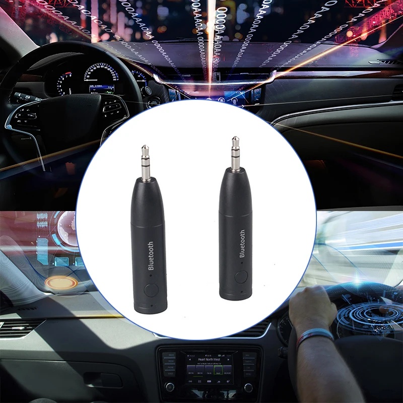 Bluetooth беспроводной аудио приемник 3 5 мм разъем Aux адаптер стерео Handsfree для