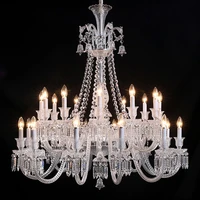 european luxury crystal chandelier atmosphere living room lighting candle restaurant led staircase lamp hotel villa lights