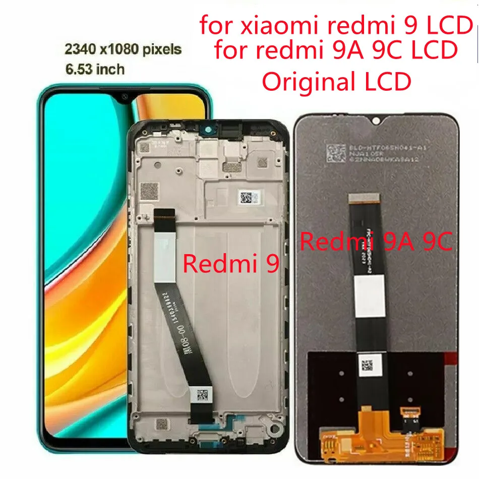 Pantalla t&aacute;ctil LCD Original para Xiaomi Redmi 9, 9a, Redmi 9c, Redmi 9, 9A, Redmi 9C-0