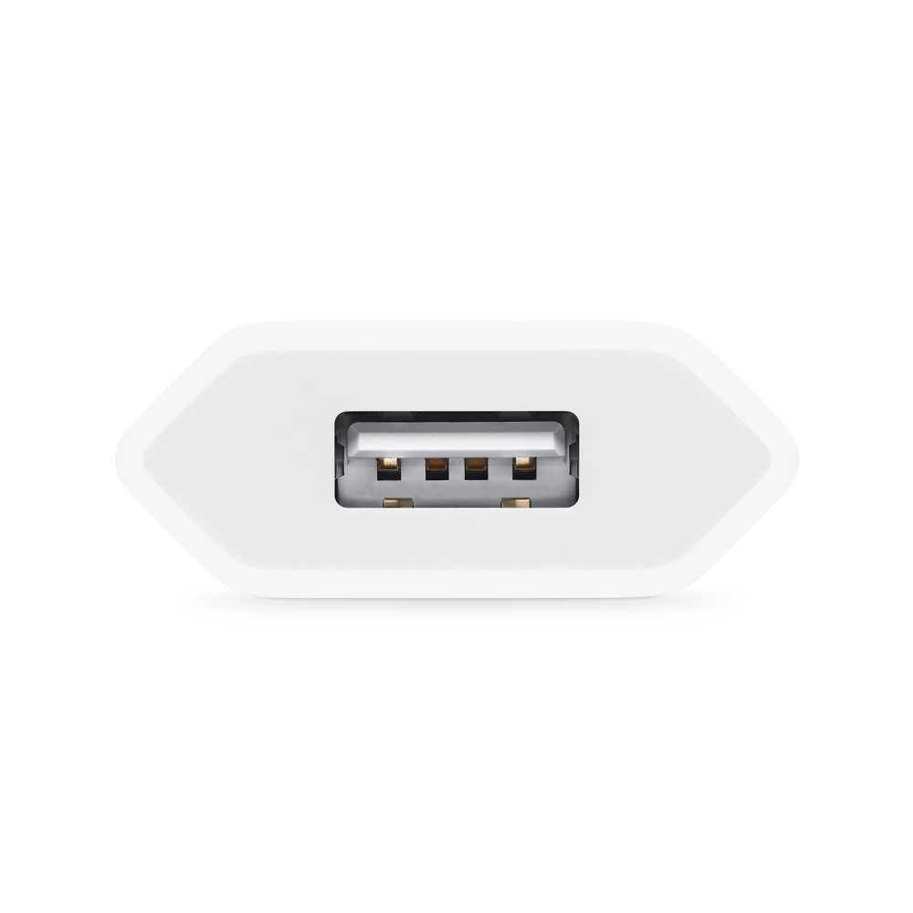 Сетевое зарядное устройство e2e4 Power Adapter 1USB 1A белый OT MD813ZM WH|Зарядные устройства для