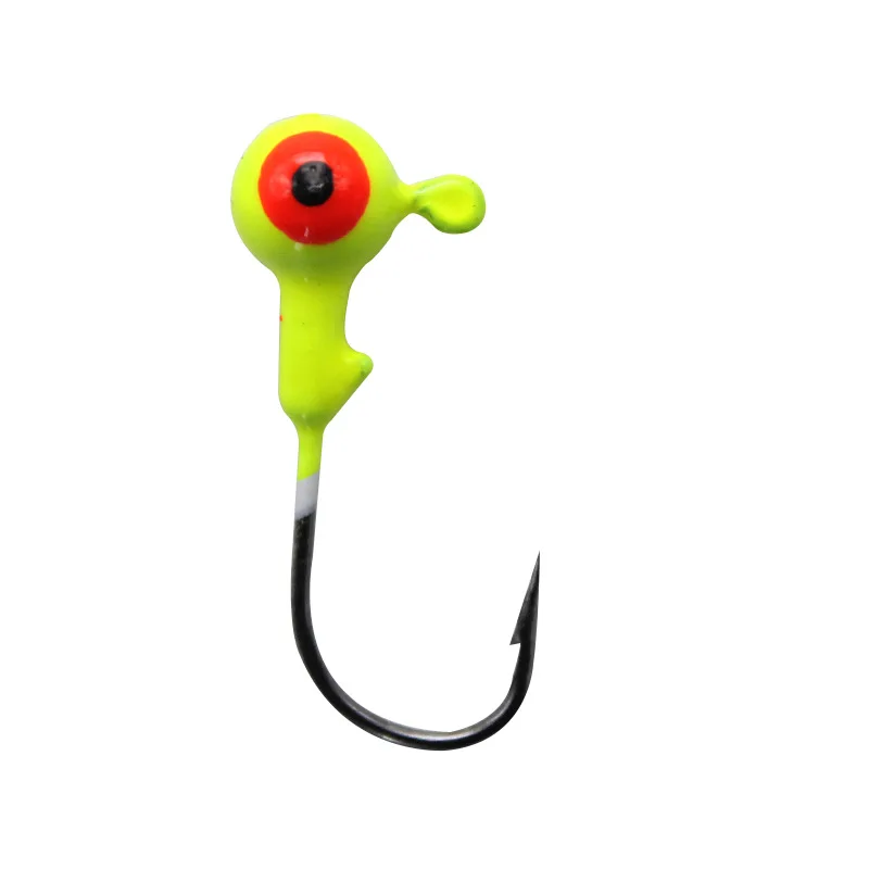 10pcs/Lot Jig Head Hooks 5Colors 1g-7g Saltwater Accessories Bass Perch Fishhooks Jigging Hooks Fishing Tackle Peche Assist Hook
