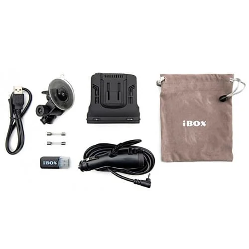 Видеорегистратор с радар-детектором iBOX Combo F5+ (PLUS) Signature GPS ГЛОНАСС черный |