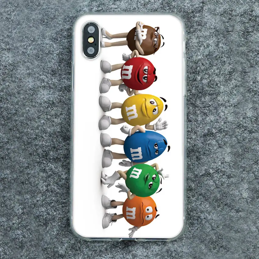 19 Чехол для Wiko Y80 Y70 Y60 Y50 вида 3 lite 3pro sunny4 плюс lenny4 плюс вид max шоколад M& M's чехол-накладка на заднюю панель из силикона и мягкого ТПУ с крышкой - Цвет: 19