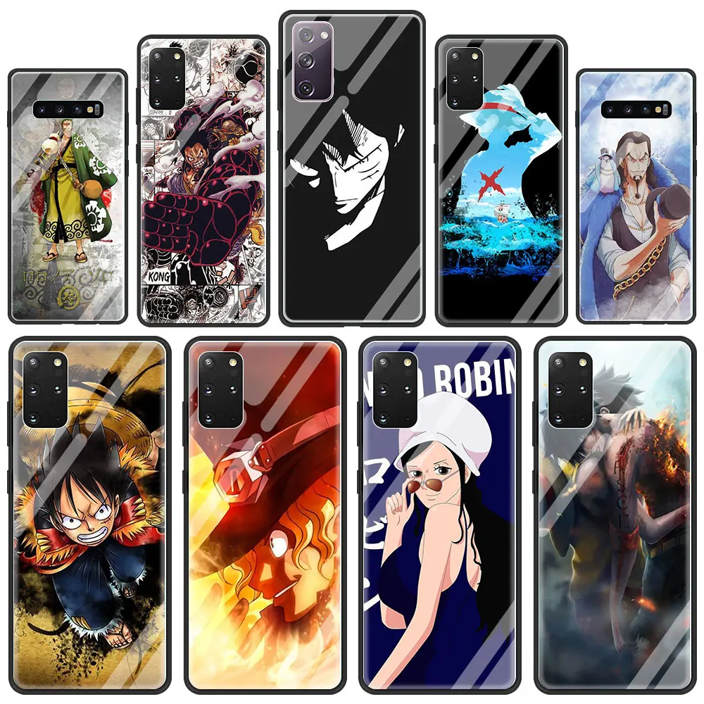 Аниме Япония цельный чехол для телефона из закаленного стекла Samsung Galaxy S21 S20 FE S10