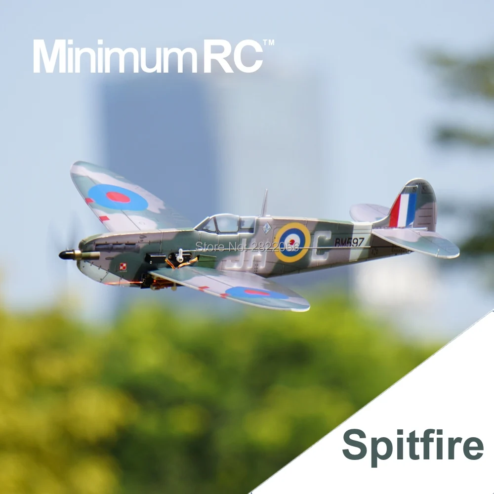 

MinimumRC Spitfire 360mm Wingspan 4 Channel Trainer Fixed-wing RC Airplane Outdoor Toys For Children Kids Gifts