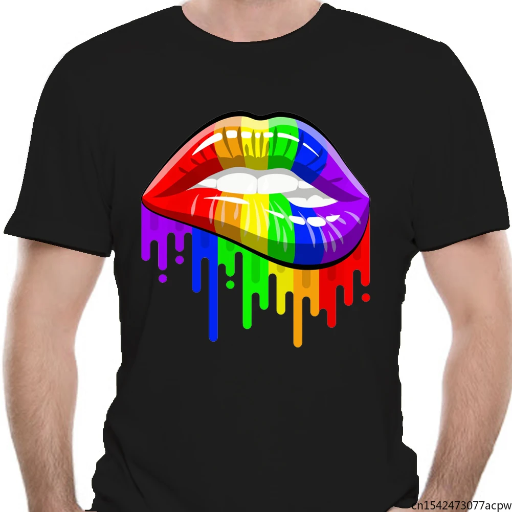 

Rainbow Lips Men's T-Shirt