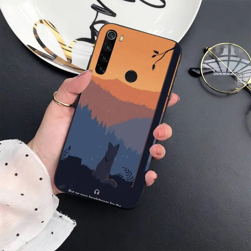 

Meditation App Wild Journey Phone Cases For Xiaomi Redmi 7 8 9t a3Pro 9se k20 mi8 max3 lite 9 note 9s 10 pro