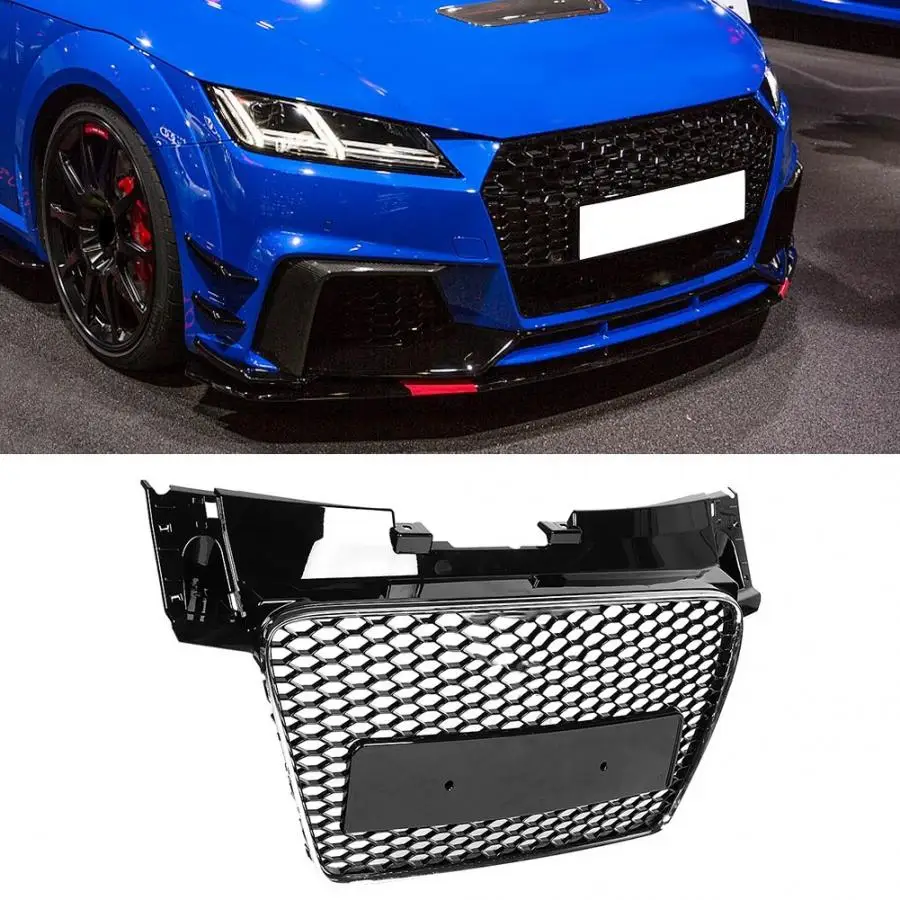 Для TTRS стиль автомобильный передний бампер решетка гриль для Audi TT/TTS 8J 2006 2007 2008 2009 2010 2011 2012 2013 Автомобильная сетка