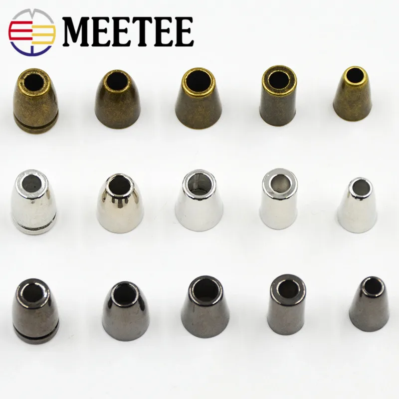 Meetee 20 шт. металлический сплав колокольчик фиксатор висячий веревка застежка DIY