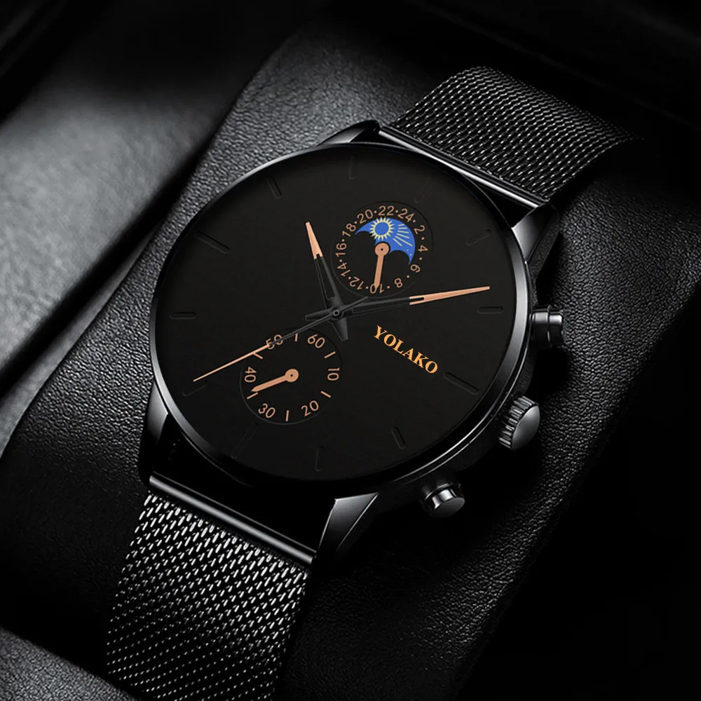 

Simple Fashion Style Men's Watches Luxury Business Quartz Mesh Strap Men Wristwatches Relogio Masculino Casual Sports Watch