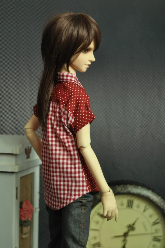 Одежда для куклы 1/6 1/4 1/3 BJD рубашка с коротким рукавом аксессуаров BJD/SD ID72 дядюшка.