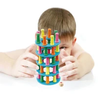 3d leaning tower music blocks high pile toys leaning interesting stack childrens learning educational toys balance beam