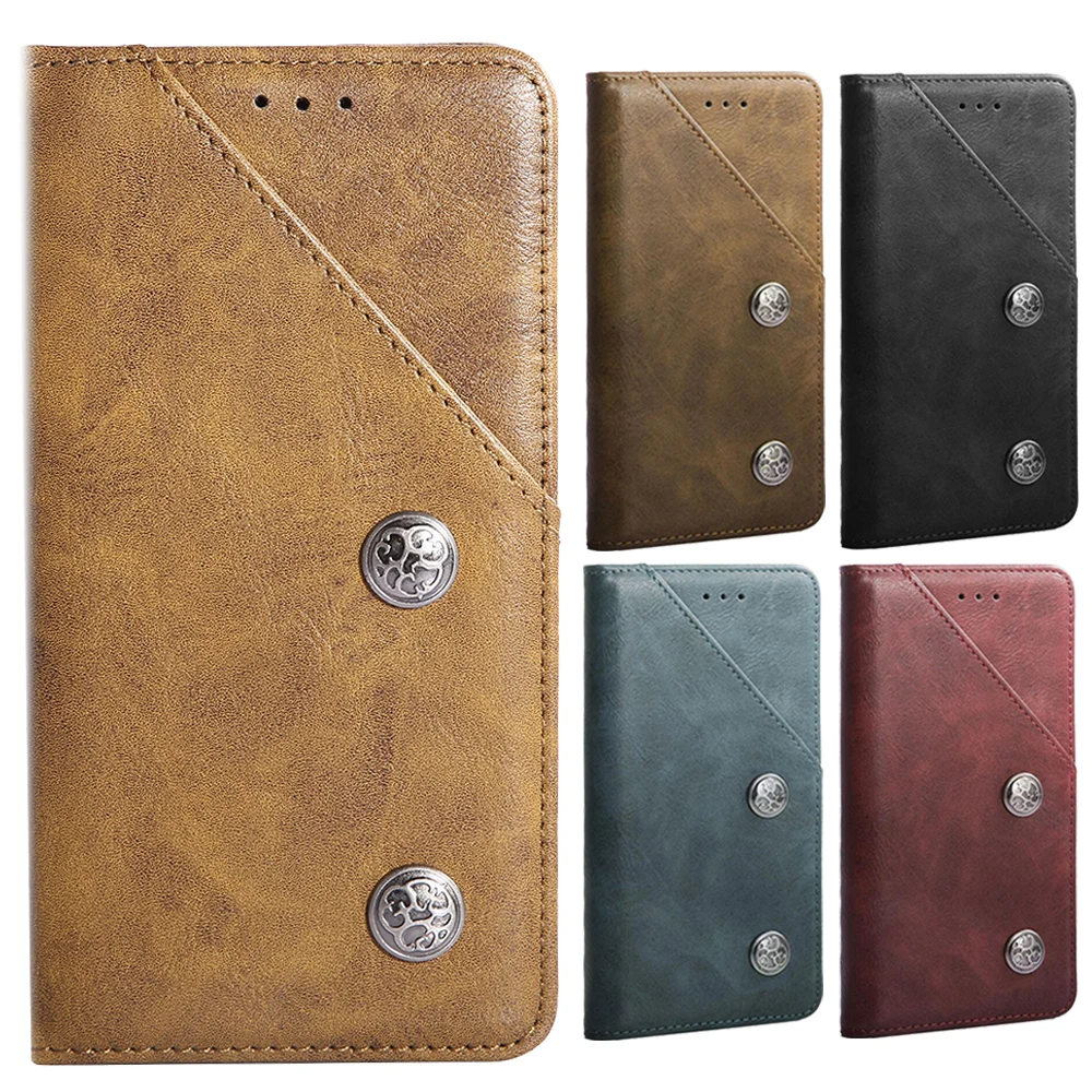 ITien Book Style роскошный защитный чехол из натуральной кожи для телефона Doogee X80 Y8 Plus