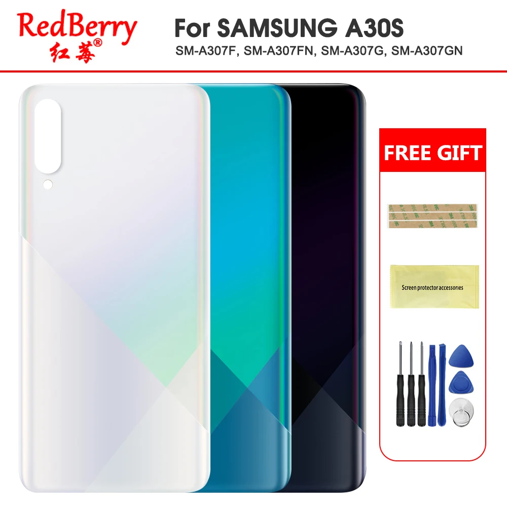 Для Samsung Galaxy A30S A307 SM A307F оригинальная Задняя крышка батареи задняя дверь корпус