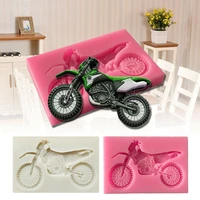 3d motorcycle silicone molds cake decorating fondant mold diy baking clay candy chocolate gumpaste moulds kitchen tools