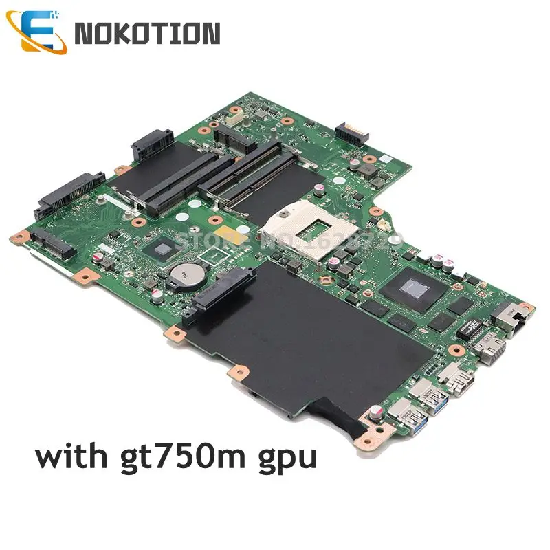 Материнская плата NOKOTION NBM7411001 NB.M7411.001 для ноутбука Acer aspire V3 772G материнская EAVA70HW GT750M