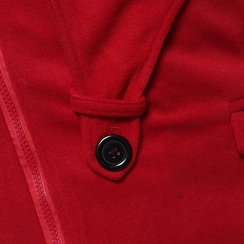 Осенняя и зимняя новая мужская шерстяная куртка модная диагональная ветровка на