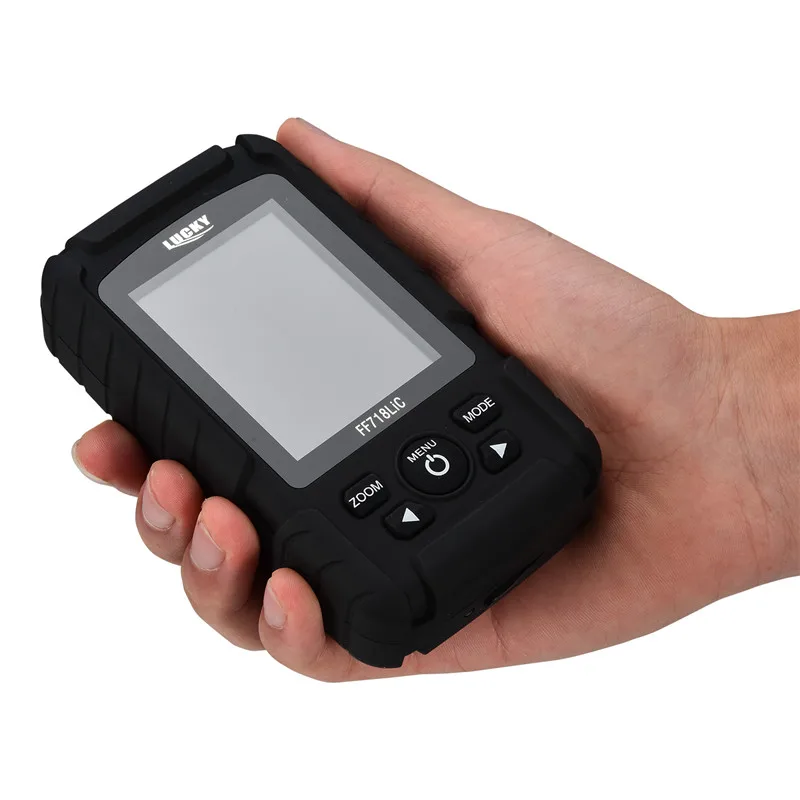 LUCKY FF718LiC depth Fishfinder Transducer 2-in-1 Wired & Wireless Sensor Portable Waterproof echo sounder | Спорт и развлечения