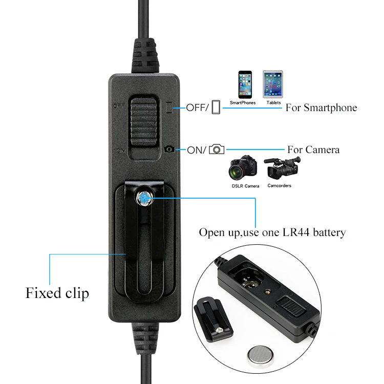 Saramonic LavMicro+ DC качество вещания петличный микрофон с контролем и входным управлением для компьютера тип-c IOS смартфон камера