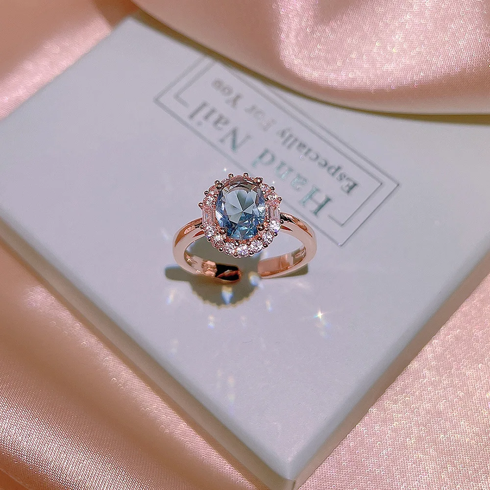 Аквамарин Лондонский синий топаз драгоценный камень искусственное серебро 925