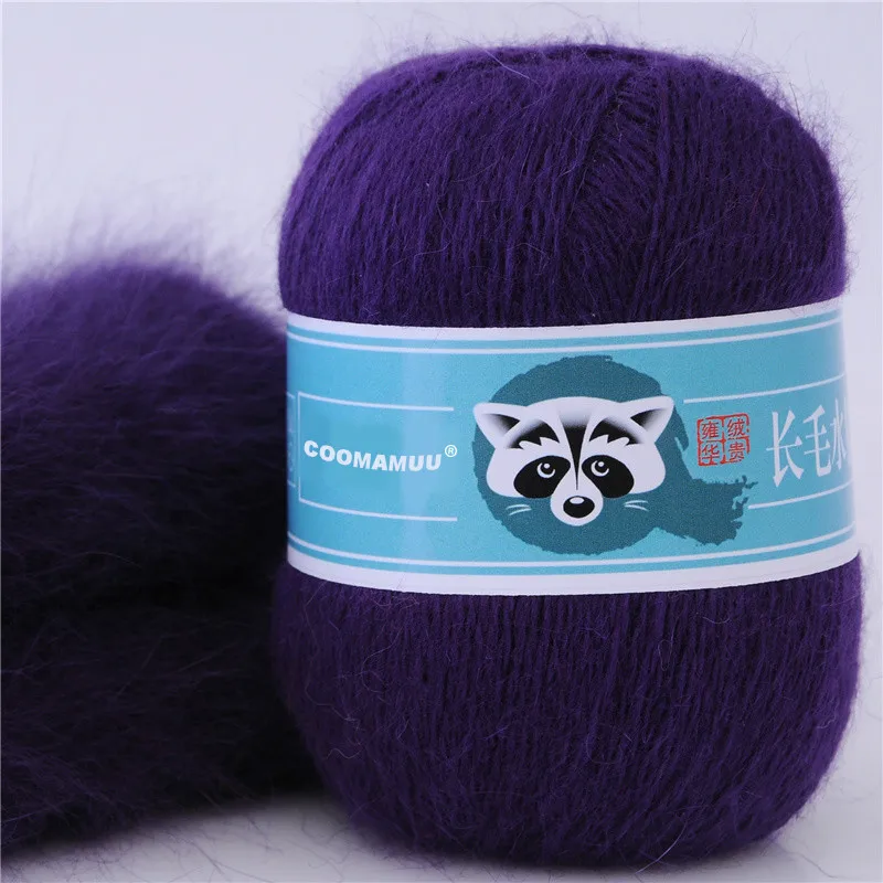 Мягкая норковая кашемировая пряжа для свитера шарфа шапки не скатываются ручное