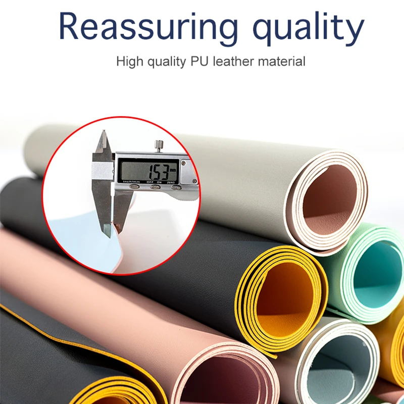 Двусторонний Коврик для мыши из кожи водонепроницаемый маленький игровой коврик