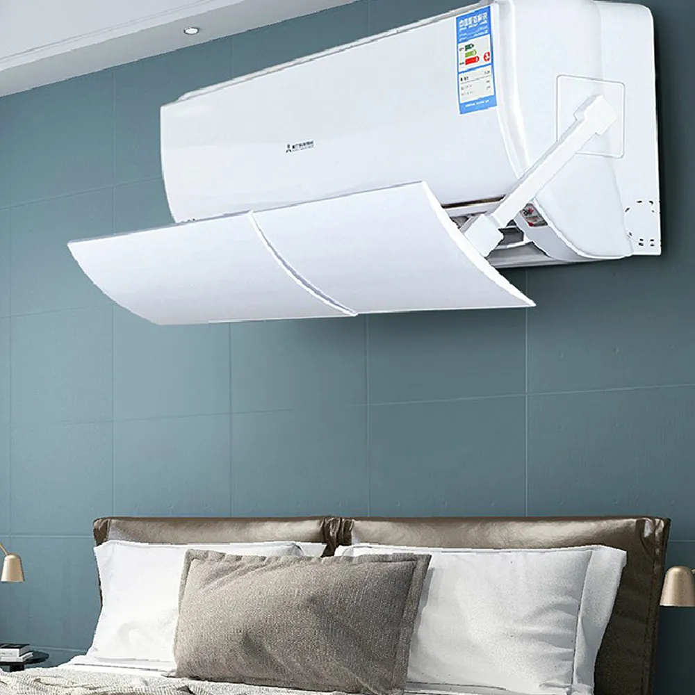 Регулируемый экран для кондиционера перегородка из полипропилена защиты от