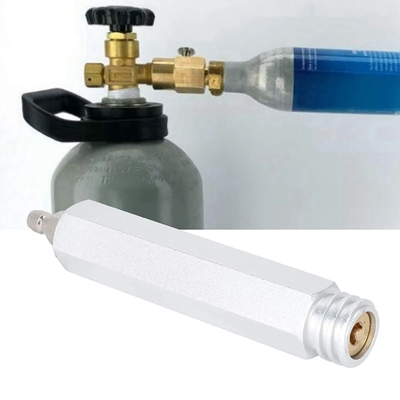 CO2 ЦИЛИНДР заправки адаптер разъем 8 мм штекер быстрая штепсельная вилка внешняя