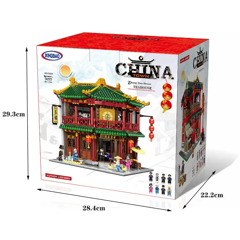 2955 шт. строительные блоки MOC креативные китайские конструкторы банк китайская