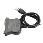 Новинка, кабель-преобразователь USB 1,1-DB25 мама, LPT USB-адаптер, LPT-кабель, LPT-USB-кабель, черный, оптовая продажа