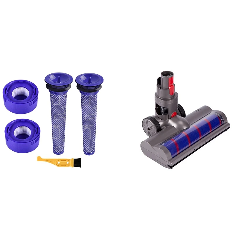 

Фильтр для Dyson V7 V8, беспроводная и пушистая БЫСТРОРАЗЪЕМНАЯ электрическая напольная головка