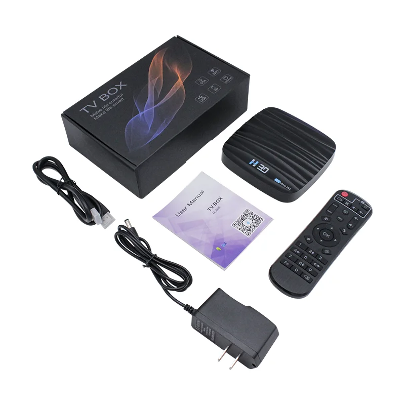 2020 Android TV Box 10 4 Гб 64 4K H.265 медиаплеер 3D видео 2 4G 5 ГГц Wifi Bluetooth Smart Box|ТВ-приставки и