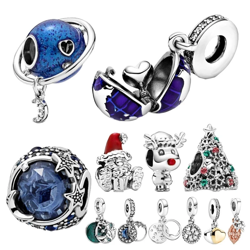 

2021 Jewelry Women Hot Sale Making Kit Missangas plata 925 original por mayoreo Sterling Silver Charms DIY Bead Joyas De Plata
