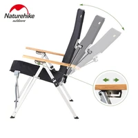 naturehike outdoor folding chair portable aluminum alloy adjustable reclining camping fishing beach ultralight chair nh17t003 y
