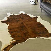 1400x2000mm cow leopard carpet imitation natural animal shape rugs living room decoration faux cow hide animal non slip mats