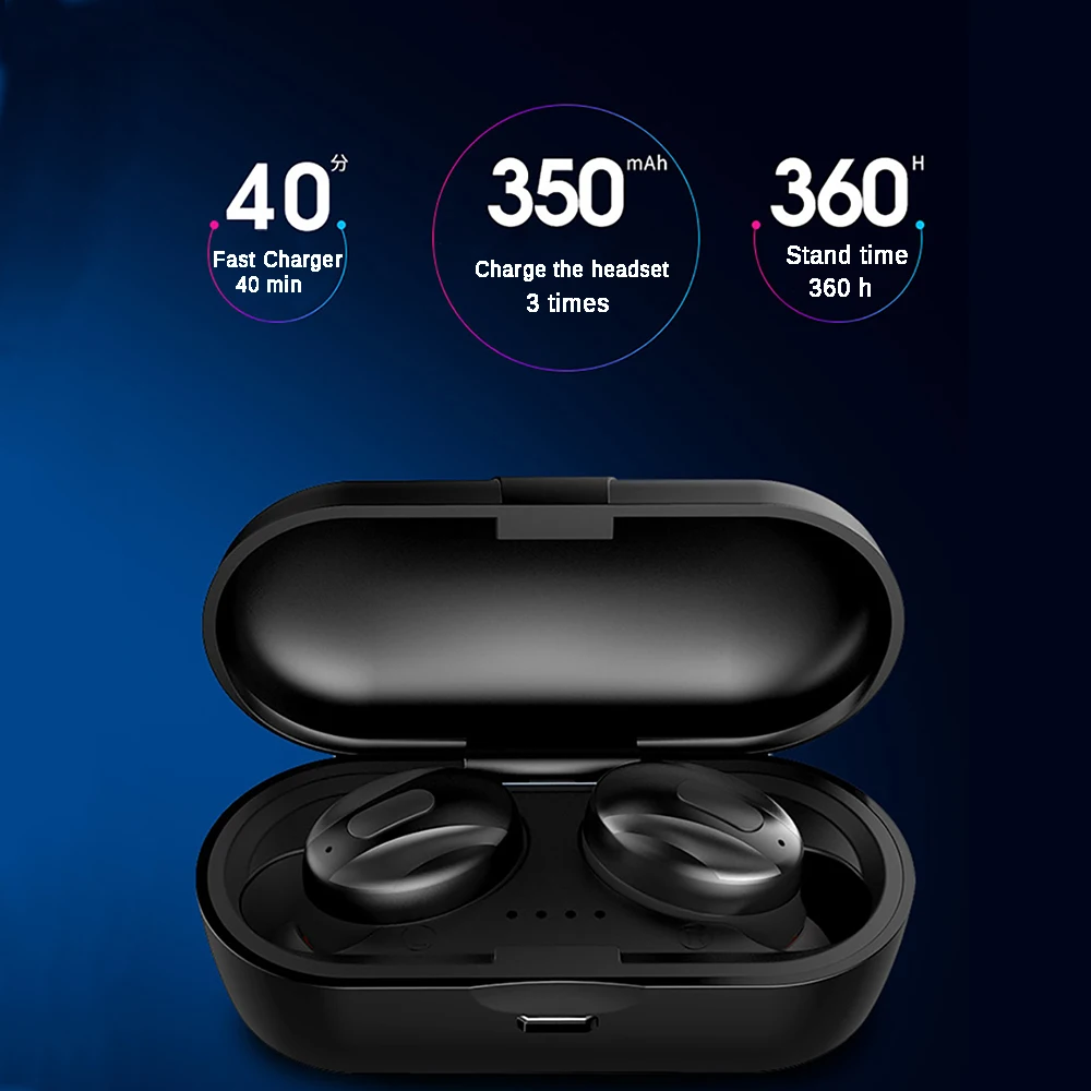 Мини беспроводные Bluetooth 5 0 наушники TWS стереофон спортивные hi fi Handsfree игровая