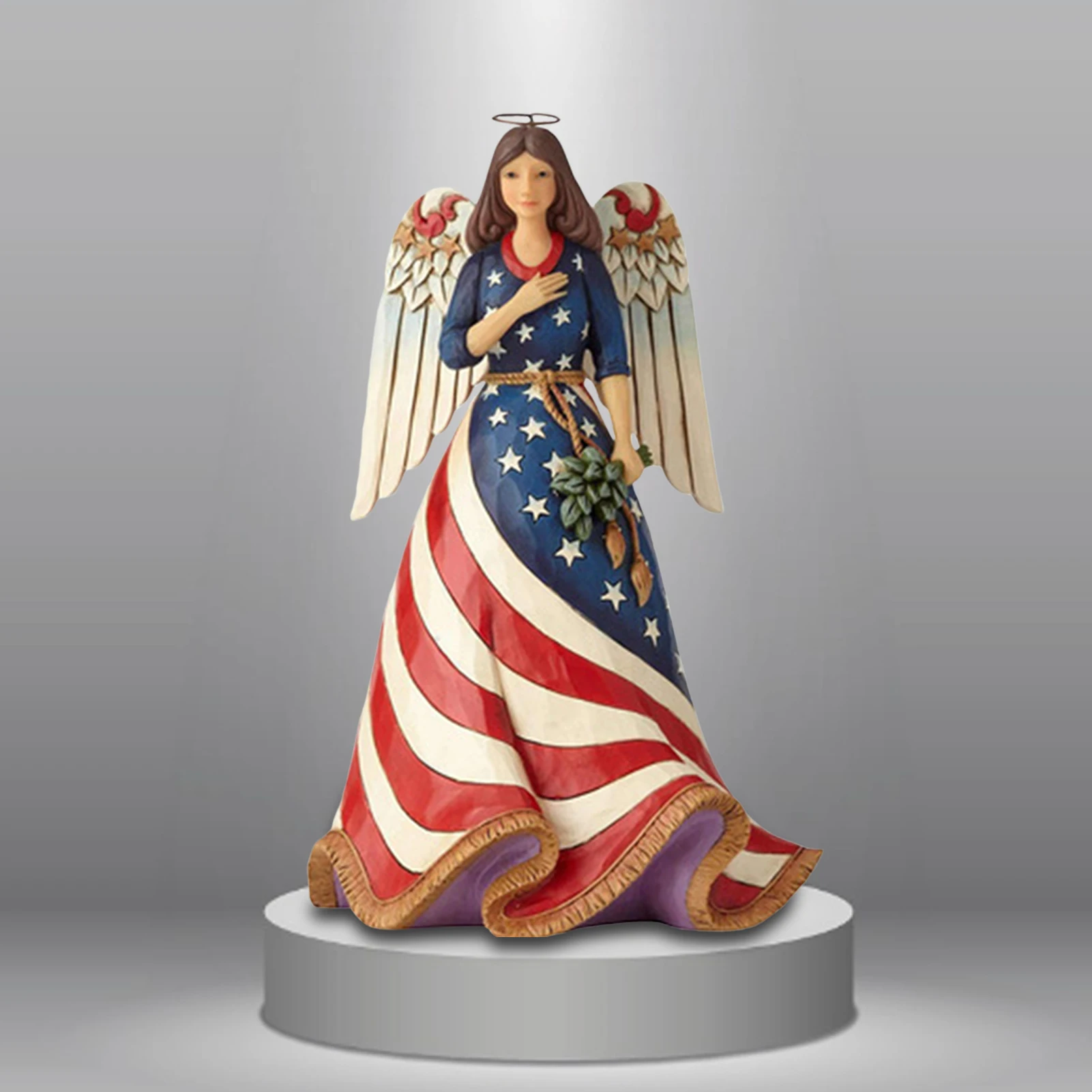

Female Angel Decoration Innovative Unique Resin Statue traditional spirit beautiful and moving Bring Good Luck American dream