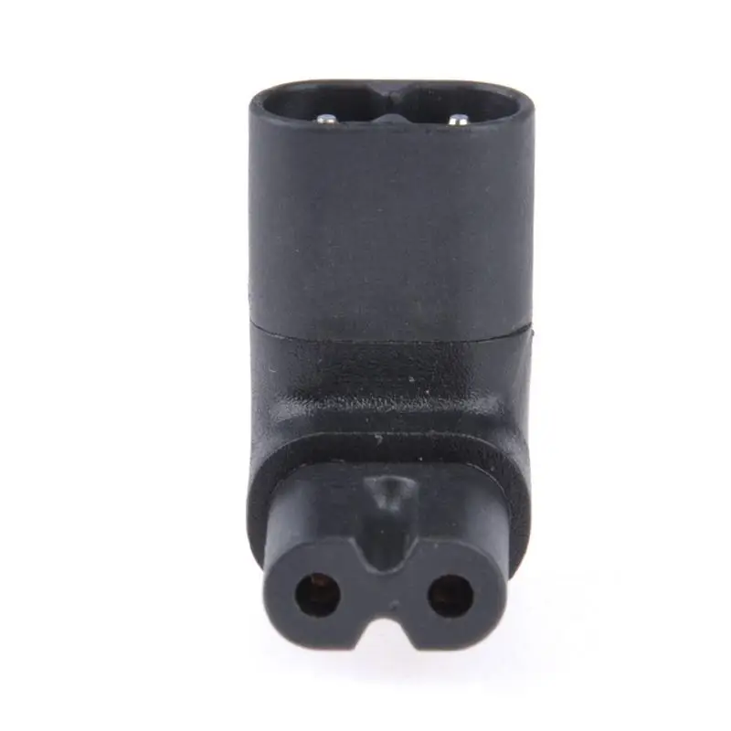 2.5A IEC320-C8 to C7 90 Degree Up Angle Angled Power Adapter Converter 110-250V |